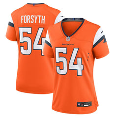 Alex Forsyth Denver Broncos Women's Team Game Jersey - Orange - Nike