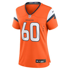 Luke Wattenberg Denver Broncos Women's Team Game Jersey - Orange - Nike