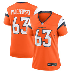 Alex Palczewski Denver Broncos Women's Team Game Jersey - Orange - Nike