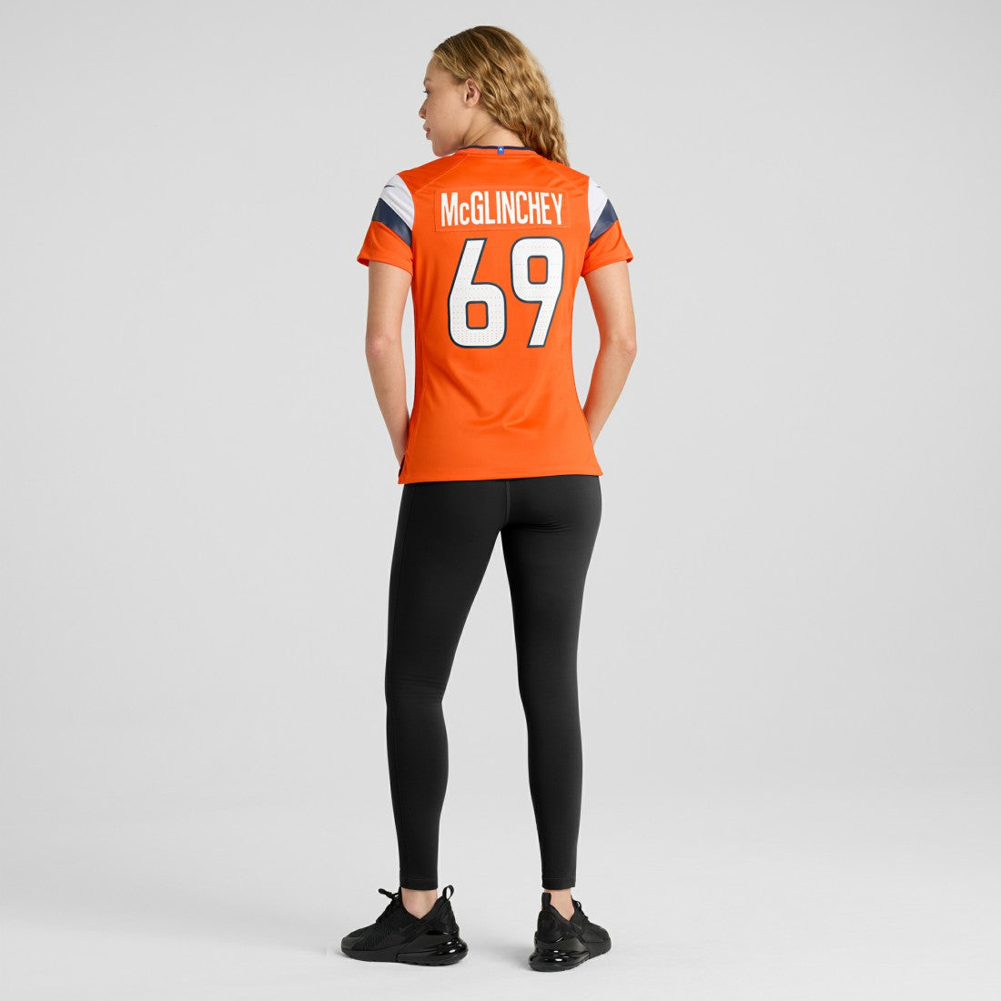 Mike McGlinchey Denver Broncos Women's Team Game Jersey - Orange - Nike