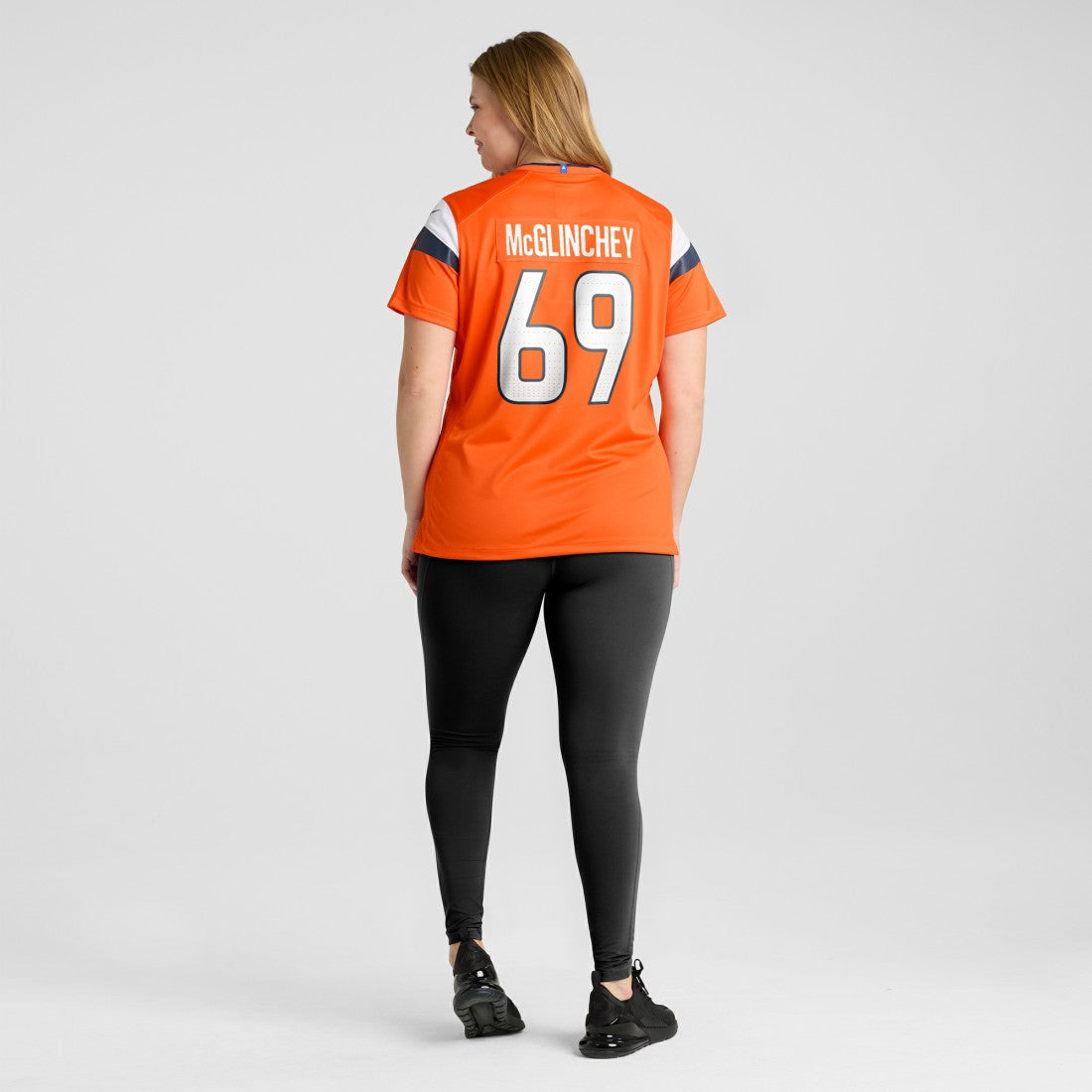 Mike McGlinchey Denver Broncos Women's Team Game Jersey - Orange - Nike