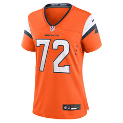 Garett Bolles Denver Broncos Women's Team Game Jersey - Orange - Nike