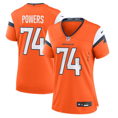 Ben Powers Denver Broncos Women's Team Game Jersey - Orange - Nike