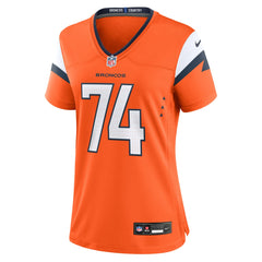 Ben Powers Denver Broncos Women's Team Game Jersey - Orange - Nike
