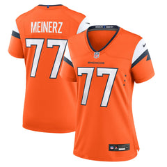 Quinn Meinerz Denver Broncos Women's Team Game Jersey - Orange - Nike