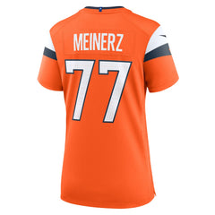 Quinn Meinerz Denver Broncos Women's Team Game Jersey - Orange - Nike