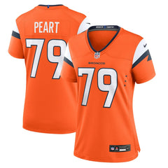 Matt Peart Denver Broncos Women's Team Game Jersey - Orange - Nike