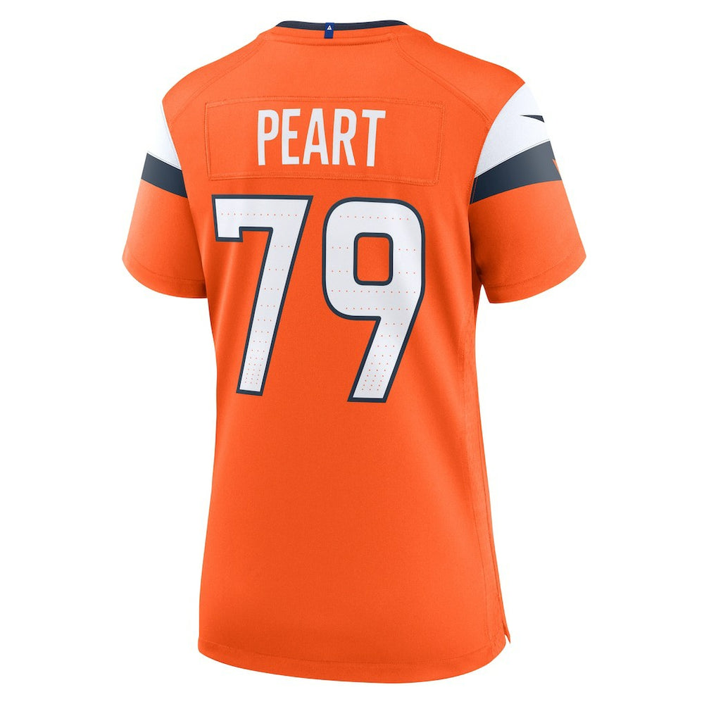 Matt Peart Denver Broncos Women's Team Game Jersey - Orange - Nike
