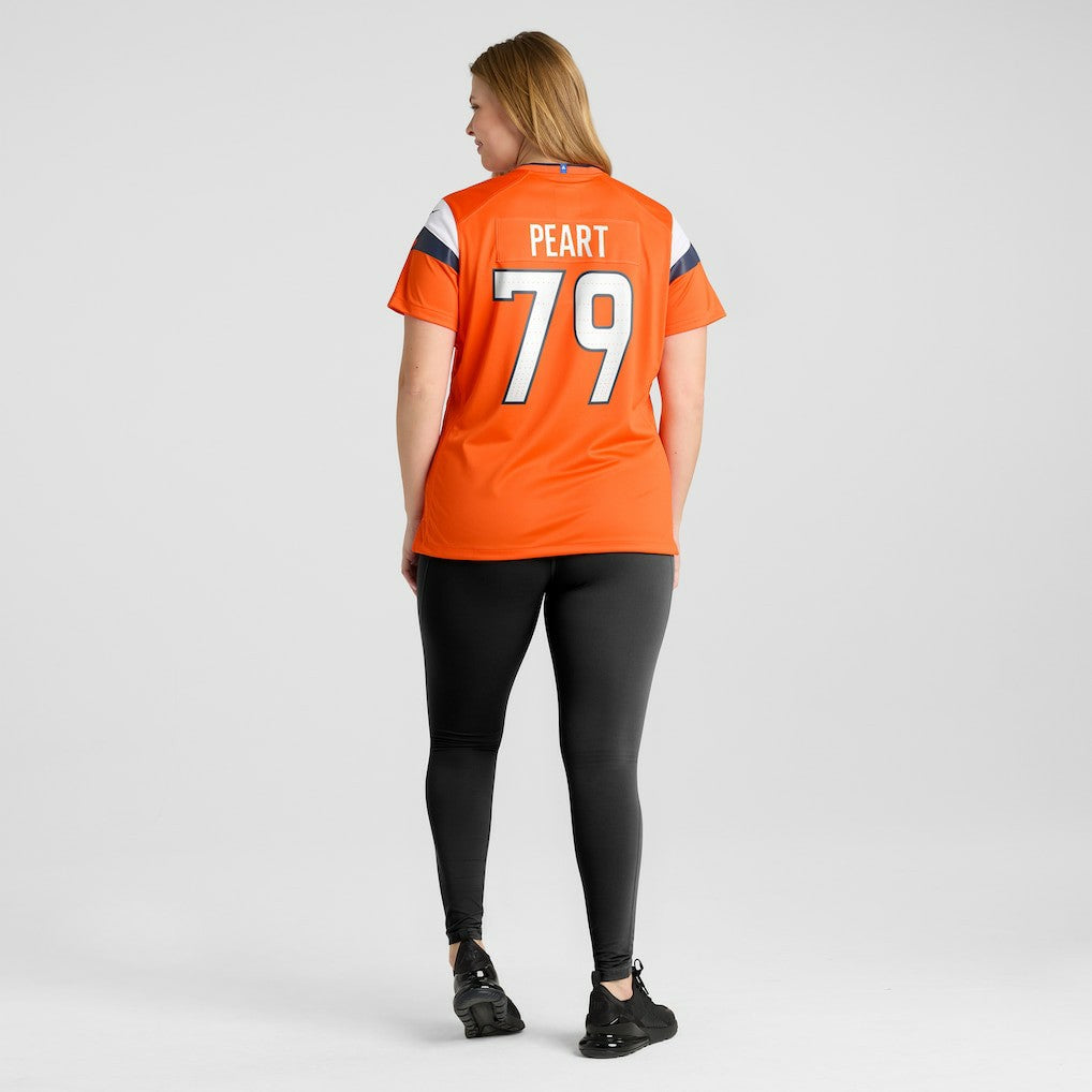 Matt Peart Denver Broncos Women's Team Game Jersey - Orange - Nike