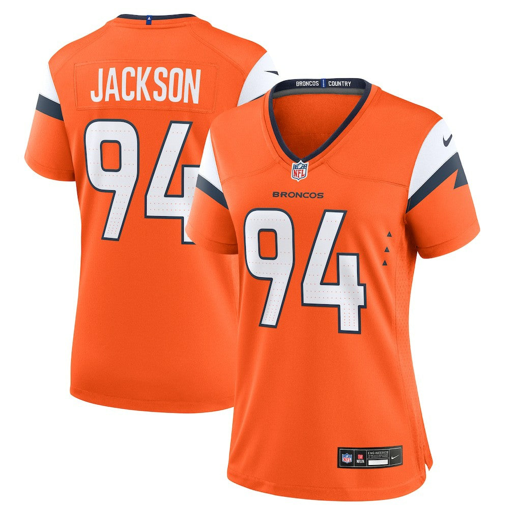 Jordan Jackson Denver Broncos Women's Team Game Jersey - Orange - Nike