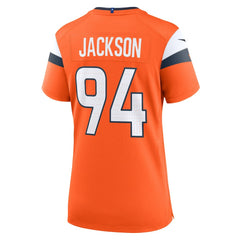 Jordan Jackson Denver Broncos Women's Team Game Jersey - Orange - Nike
