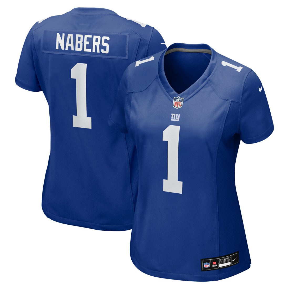 Malik Nabers New York Giants Women's Game Jersey - Royal - Nike