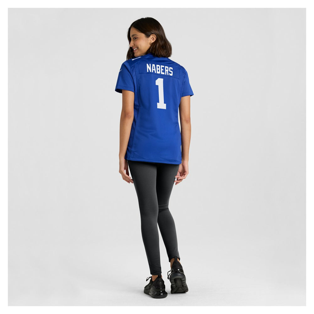 Malik Nabers New York Giants Women's Game Jersey - Royal - Nike