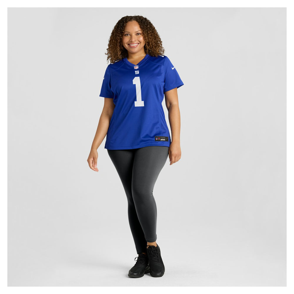 Malik Nabers New York Giants Women's Game Jersey - Royal - Nike