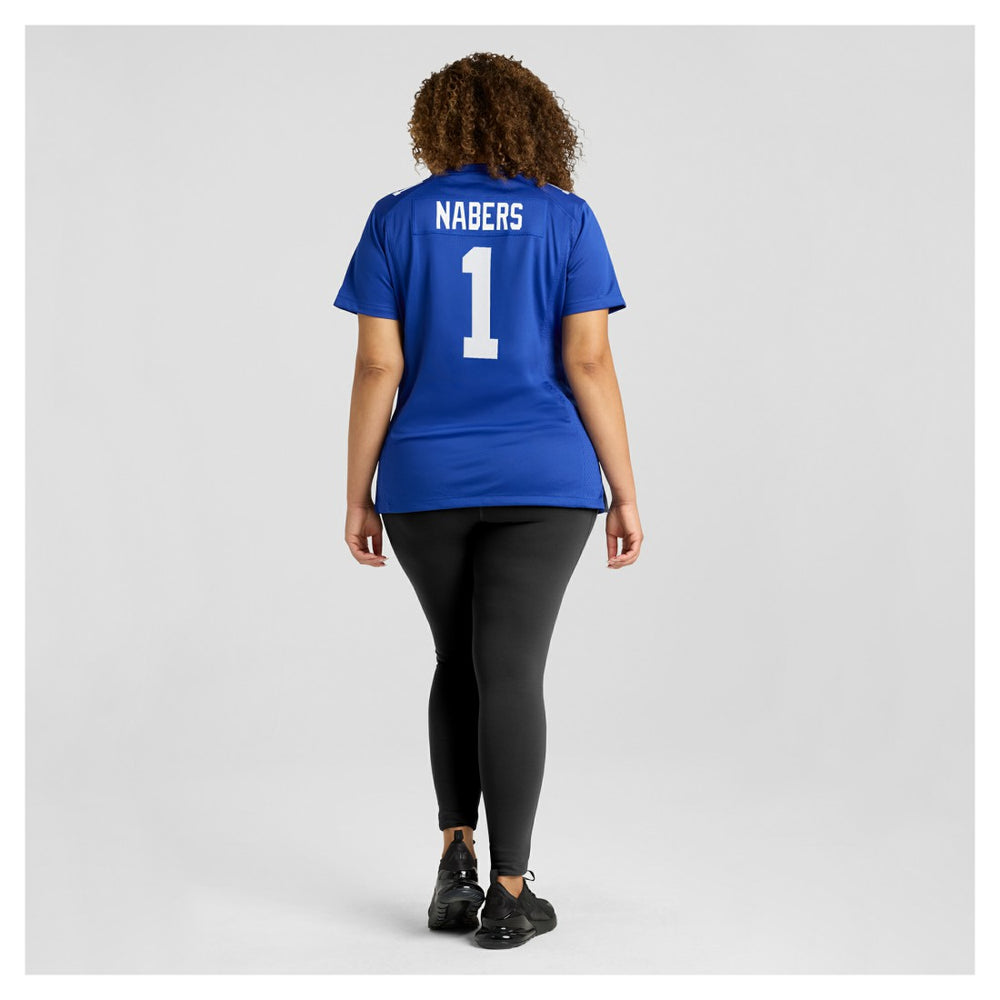 Malik Nabers New York Giants Women's Game Jersey - Royal - Nike