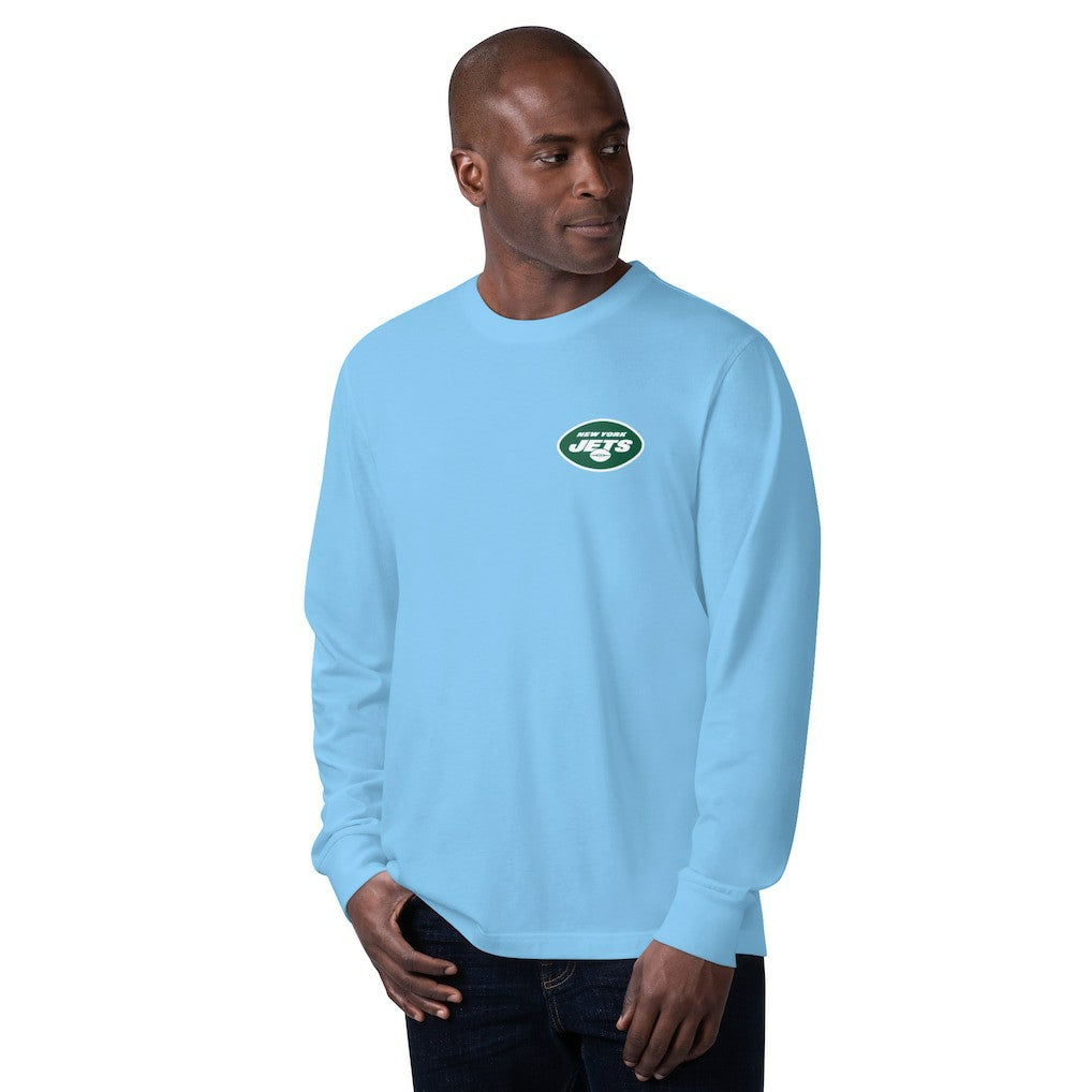 New York Jets Margaritaville Hail Mary Long Sleeve T-Shirt - Blue - NFL