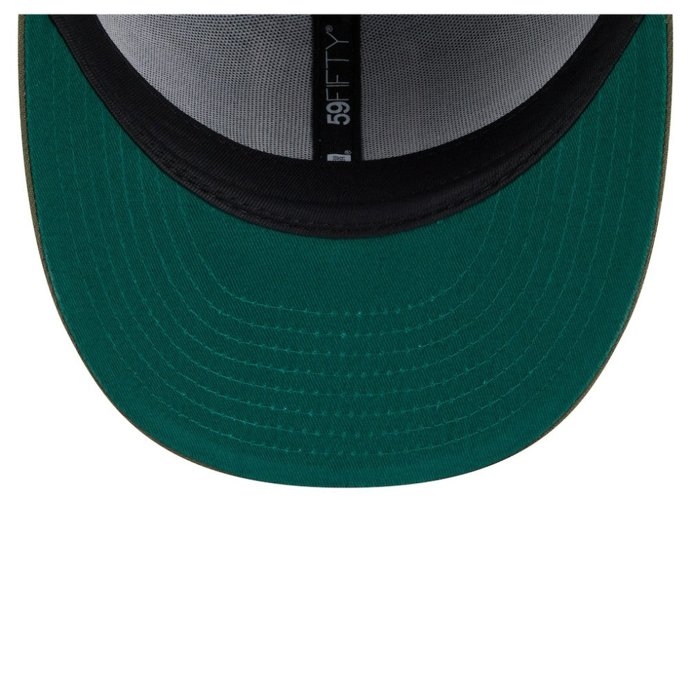 Vegas Golden Knights New Era Tonal Florals 59FIFTY Fitted Hat - Olive | New Era on sale