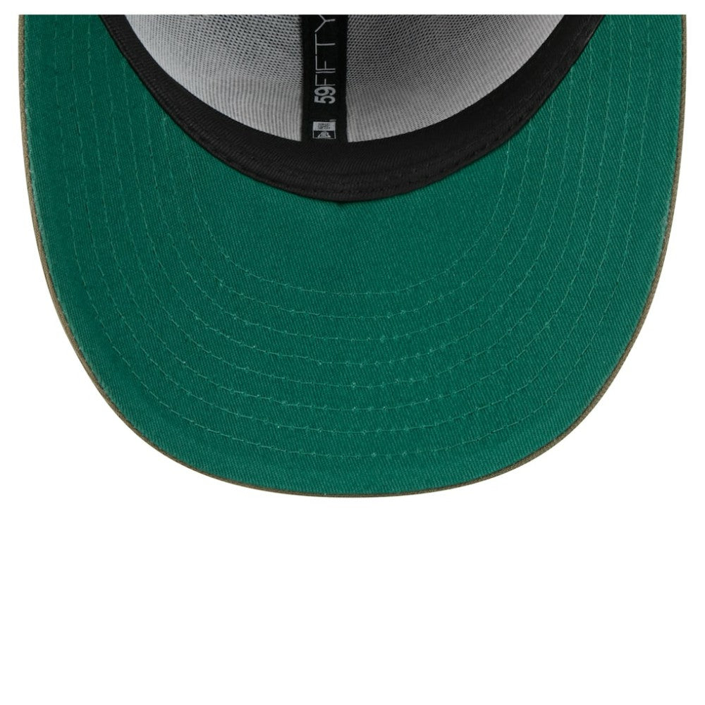 Boston Bruins New Era Tonal Florals 59FIFTY Fitted Hat - Olive | New Era sale