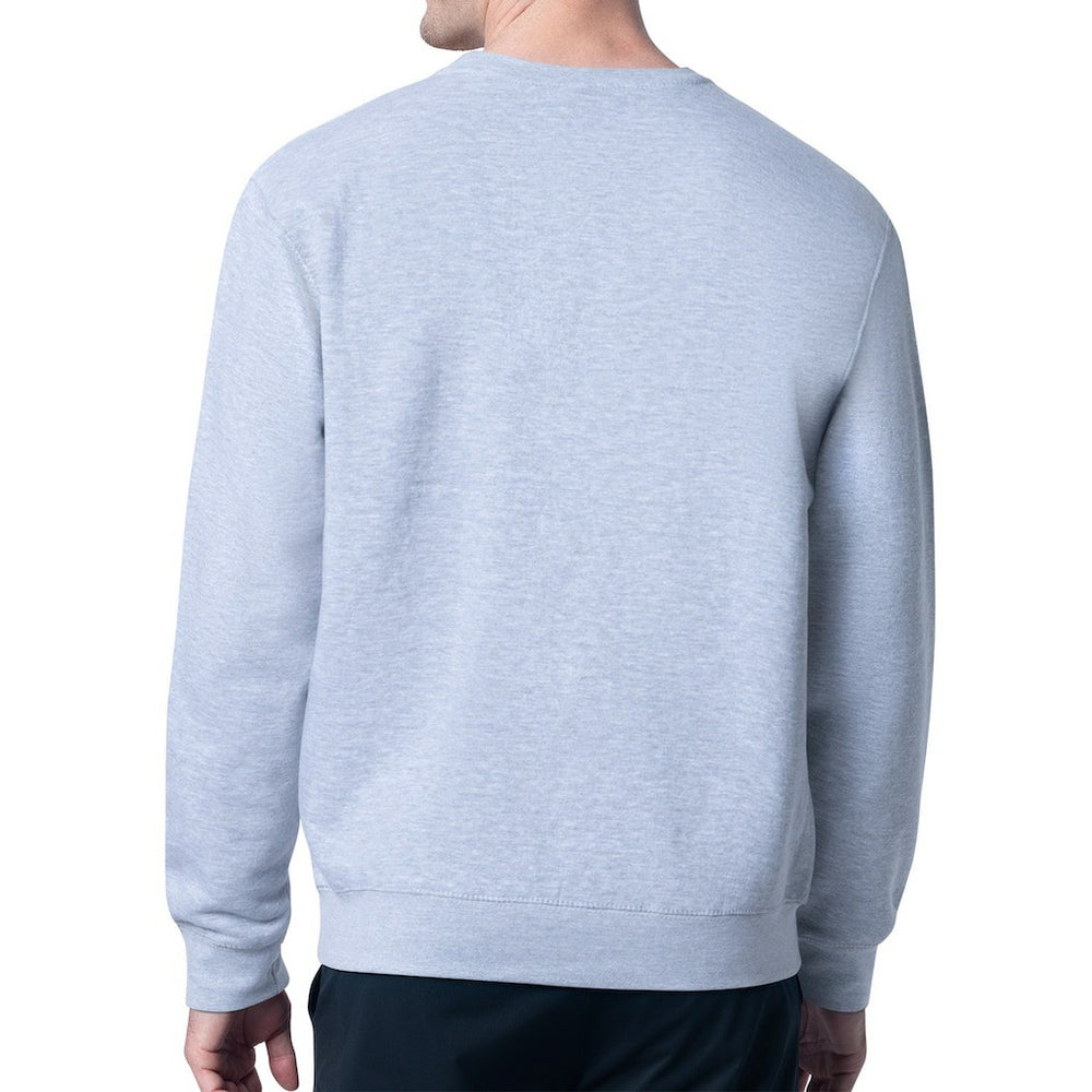 Jacksonville Jaguars Starter Mesh Look Retro Team Logo Pullover Sweatshirt - Heather Gray - NFL