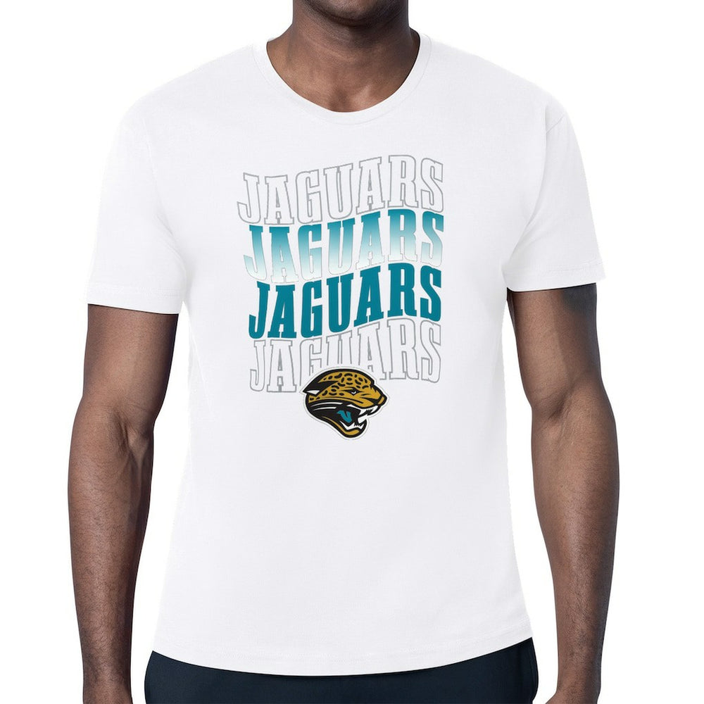 Jacksonville Jaguars Starter Repeat Wordmark Retro Team Logo T-Shirt - White - NFL