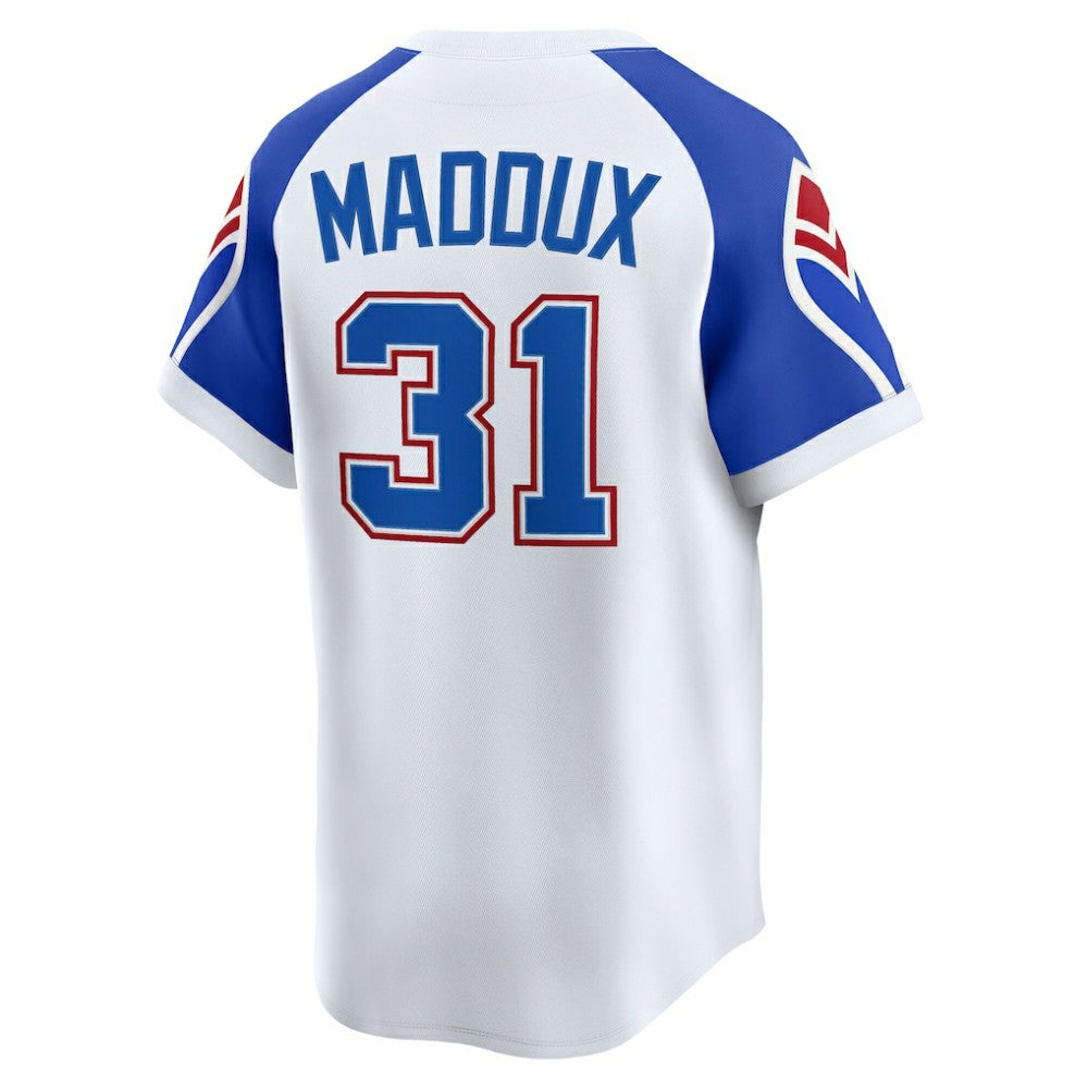 Greg Maddux Atlanta Braves Nike Throwback Cooperstown Collection Limited Jersey Discount