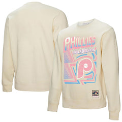 Philadelphia Phillies Mitchell & Ness Sidewalk Sketch Pullover Sweatshirt Online
