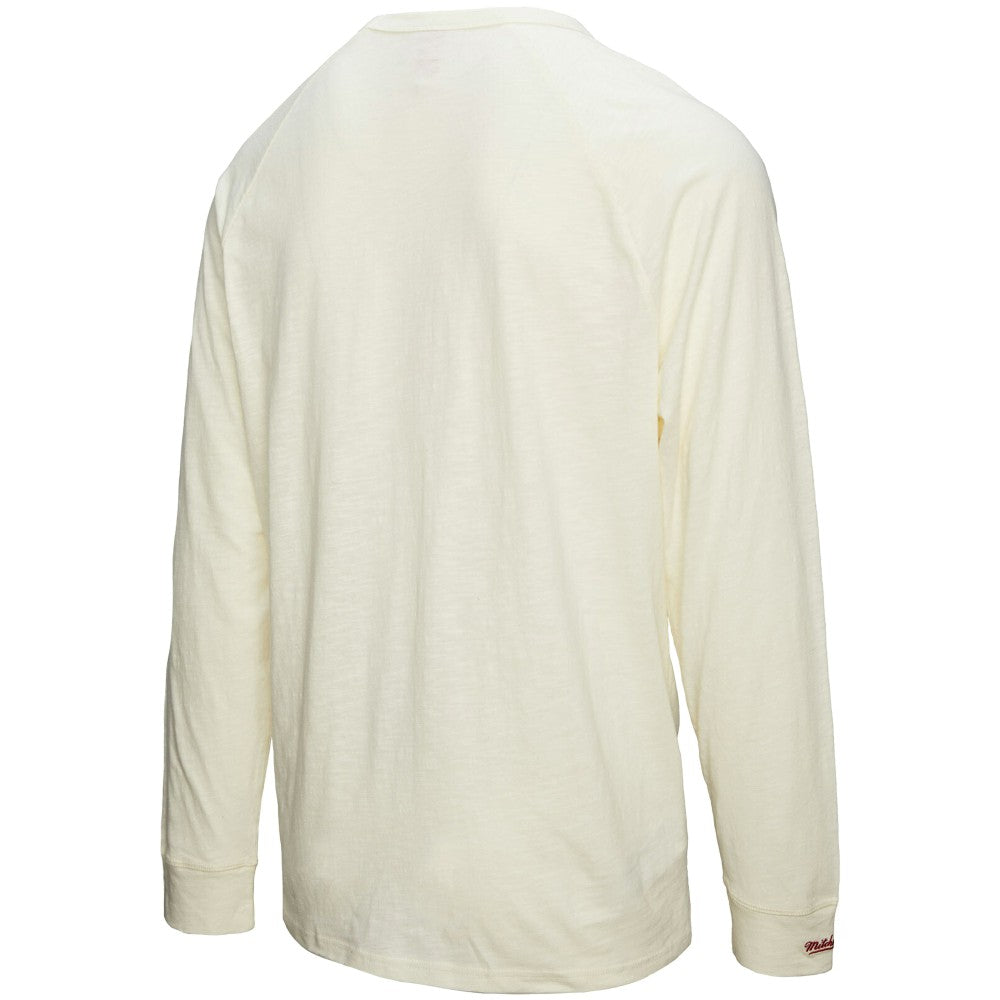 Cincinnati Reds Mitchell & Ness Arched Logo Slub Long Sleeve T-Shirt for sale
