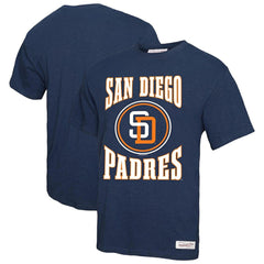 San Diego Padres Mitchell & Ness Arched Logo Slub T-Shirt Near Me