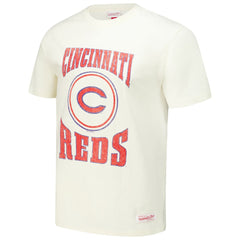 Cincinnati Reds Mitchell & Ness Arched Logo Slub T-Shirt Discount