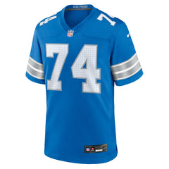 Kayode Awosika Detroit Lions Team Game Jersey - Blue - Nike