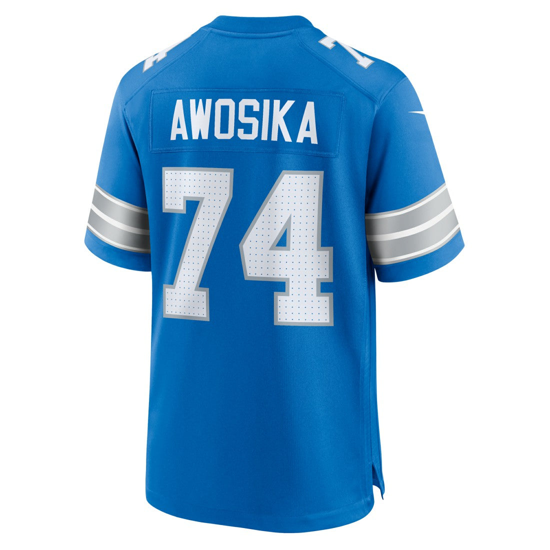 Kayode Awosika Detroit Lions Team Game Jersey - Blue - Nike