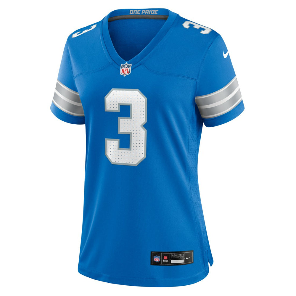 Jack Fox Detroit Lions Women's Team Game Jersey - Blue - Nike