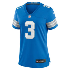 Jack Fox Detroit Lions Women's Team Game Jersey - Blue - Nike