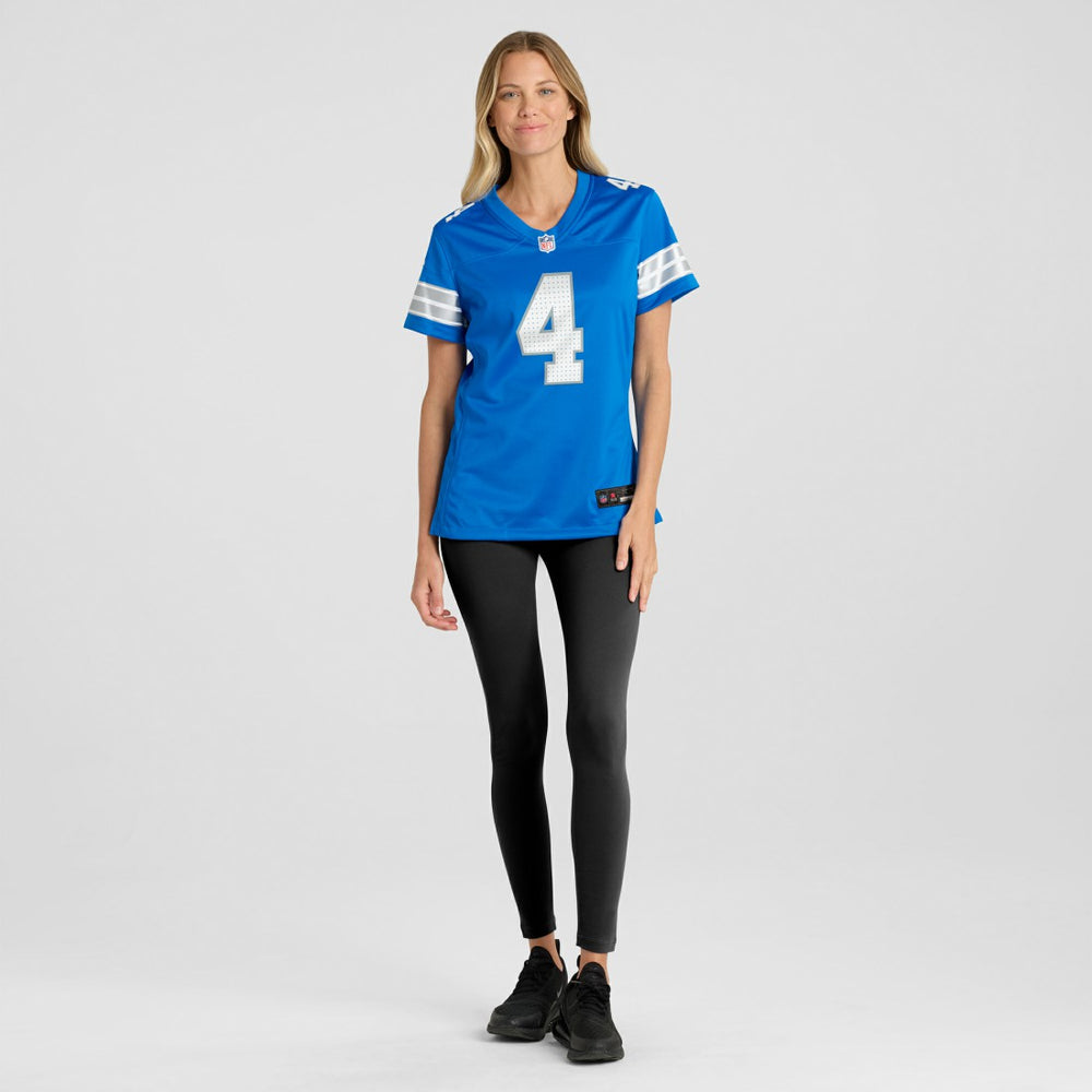 Emmanuel Moseley Detroit Lions Women's Team Game Jersey - Blue - Nike