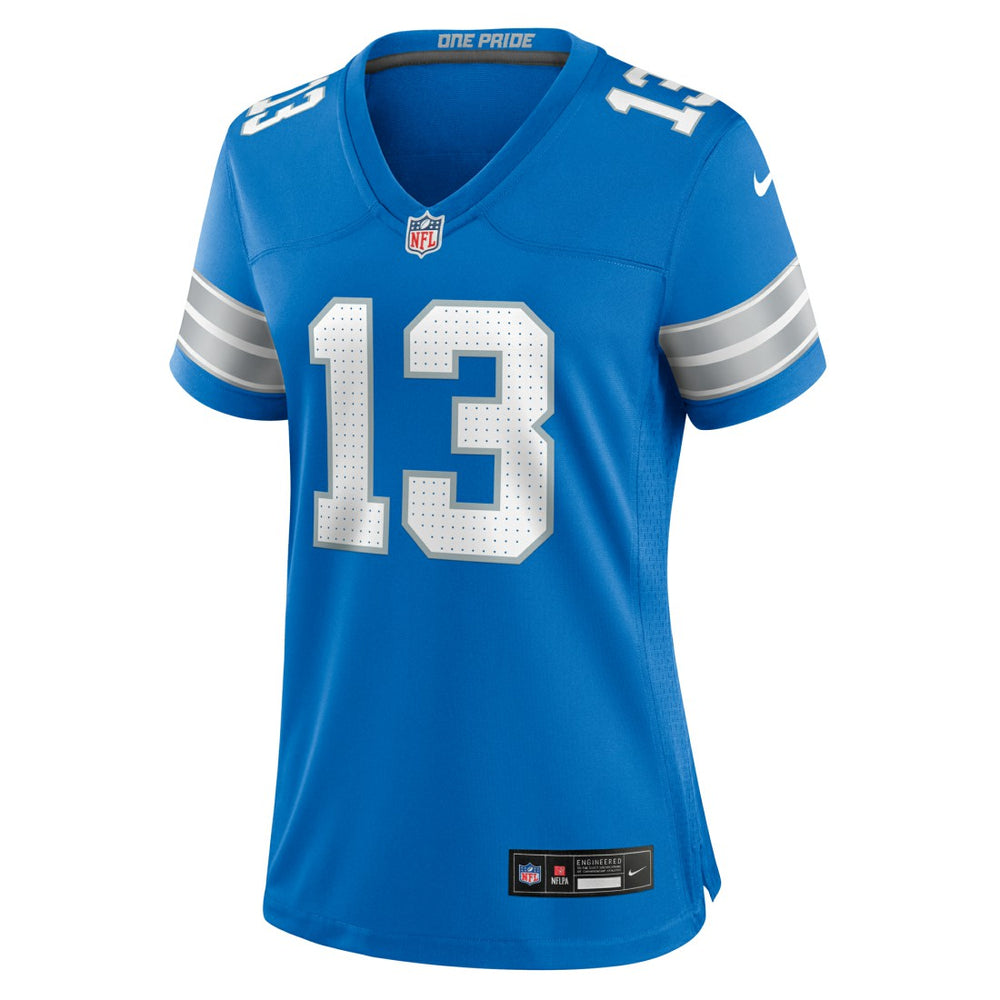 Craig Reynolds Detroit Lions Women's Team Game Jersey - Blue - Nike