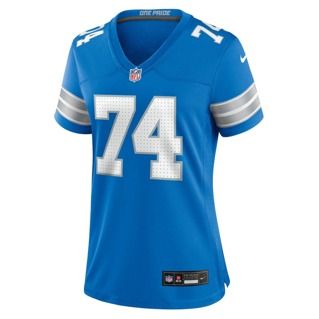 Kayode Awosika Detroit Lions Women's Team Game Jersey - Blue - Nike