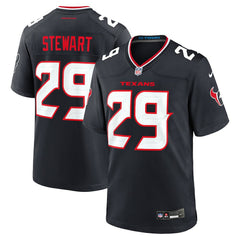 M.J. Stewart Houston Texans Team Game Jersey - Navy - Nike