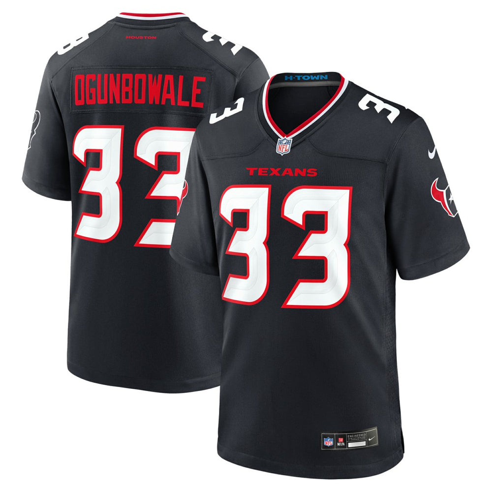 Dare Ogunbowale Houston Texans Team Game Jersey - Navy - Nike
