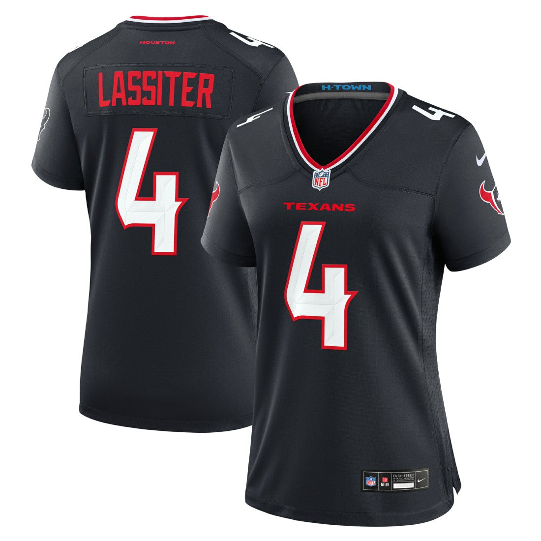 Kamari Lassiter Houston Texans Women's Team Game Jersey - Navy - Nike