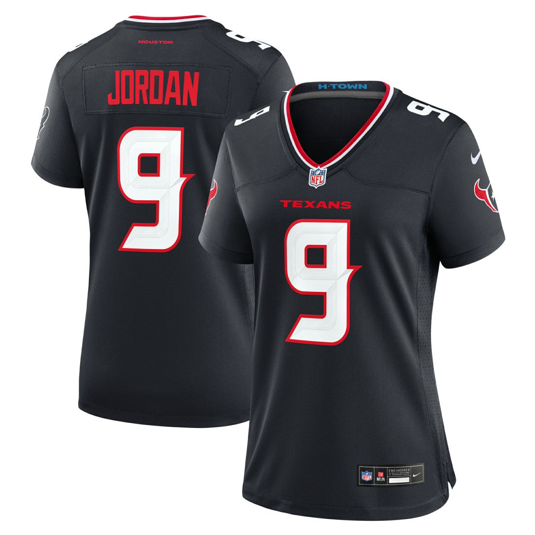 Brevin Jordan Houston Texans Women's Team Game Jersey - Navy - Nike