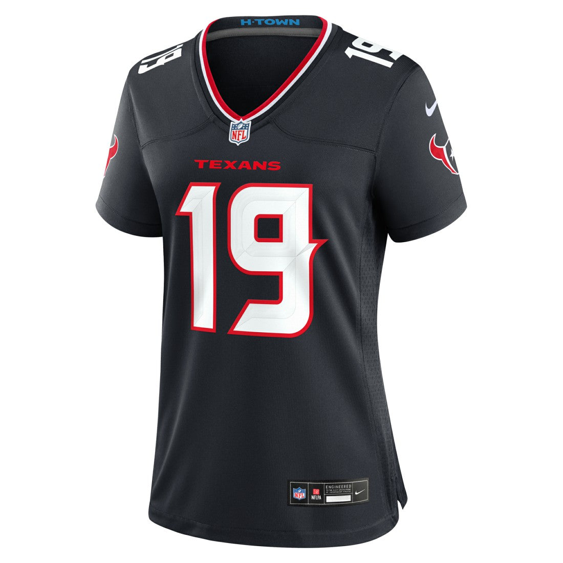 Xavier Hutchinson Houston Texans Women's Team Game Jersey - Navy - Nike
