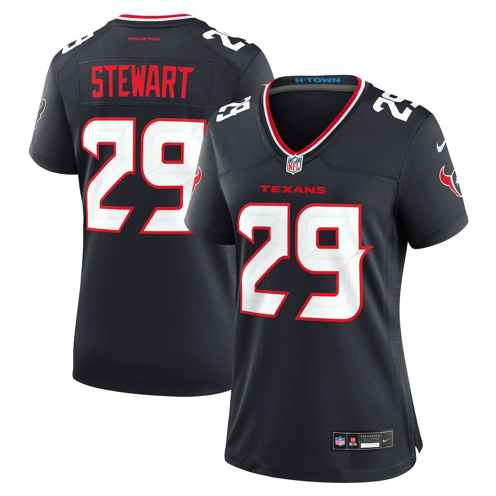 M.J. Stewart Houston Texans Women's Team Game Jersey - Navy - Nike