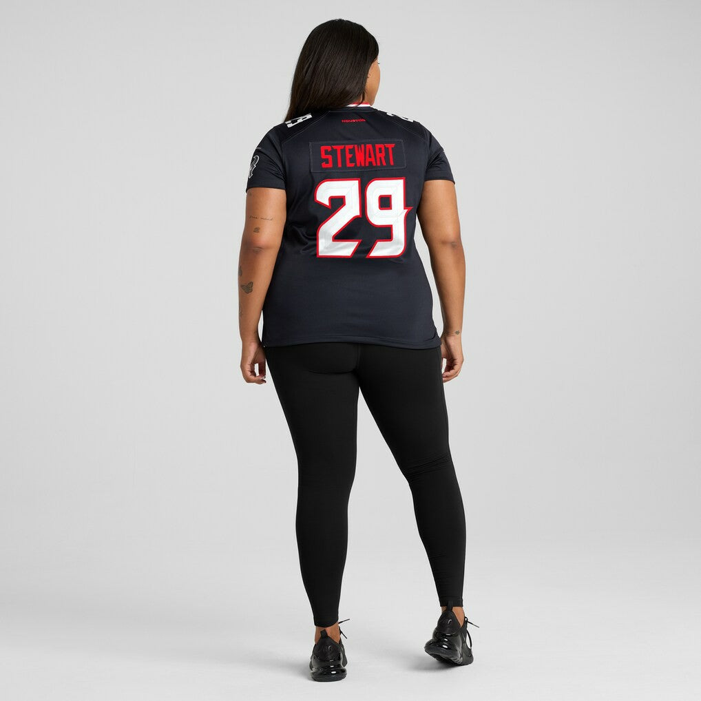 M.J. Stewart Houston Texans Women's Team Game Jersey - Navy - Nike