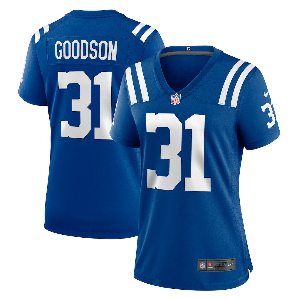 Tyler Goodson Indianapolis Colts Women's Game Jersey - Royal - Nike