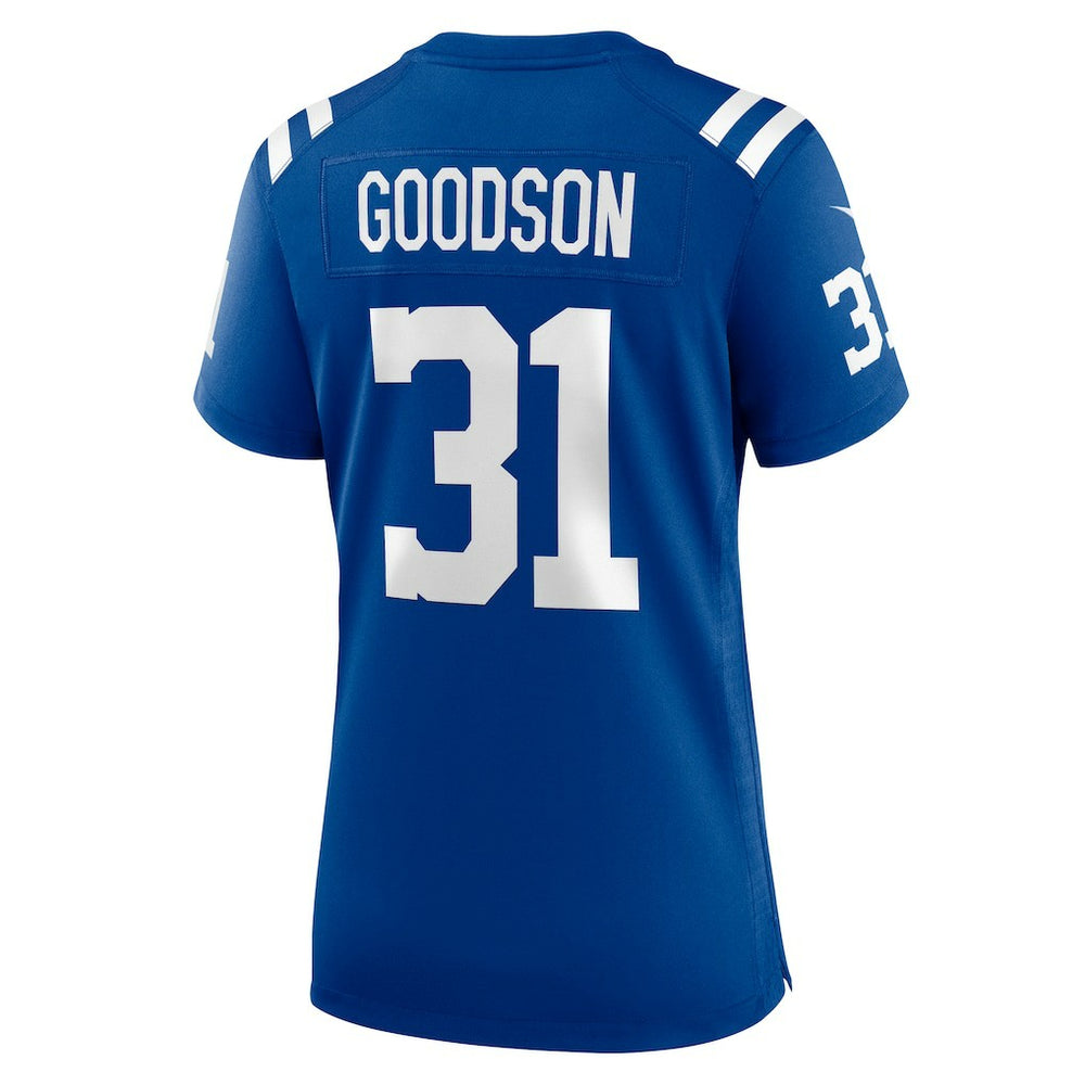 Tyler Goodson Indianapolis Colts Women's Game Jersey - Royal - Nike