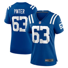 Danny Pinter Indianapolis Colts Women's Game Jersey - Royal - Nike
