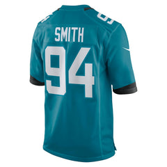 Maason Smith Jacksonville Jaguars Team Game Jersey - Teal - Nike