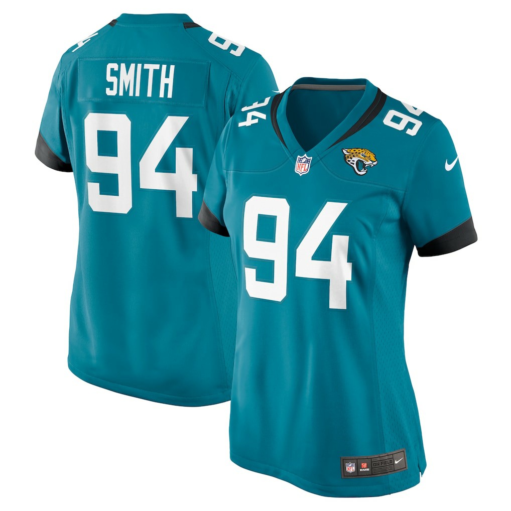 Maason Smith Jacksonville Jaguars Women's Game Jersey - Teal - Nike