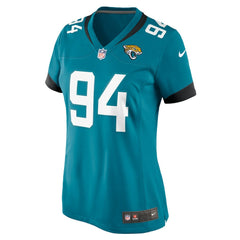 Maason Smith Jacksonville Jaguars Women's Game Jersey - Teal - Nike
