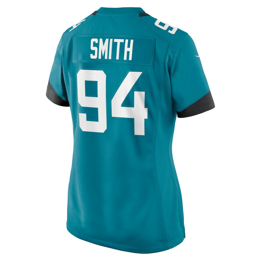 Maason Smith Jacksonville Jaguars Women's Game Jersey - Teal - Nike